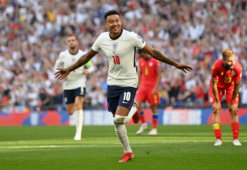 Jesse Lingard shone on a rare start for England in Sunday's 4-0 win over Andorra in a World Cup qualifier at Wembley