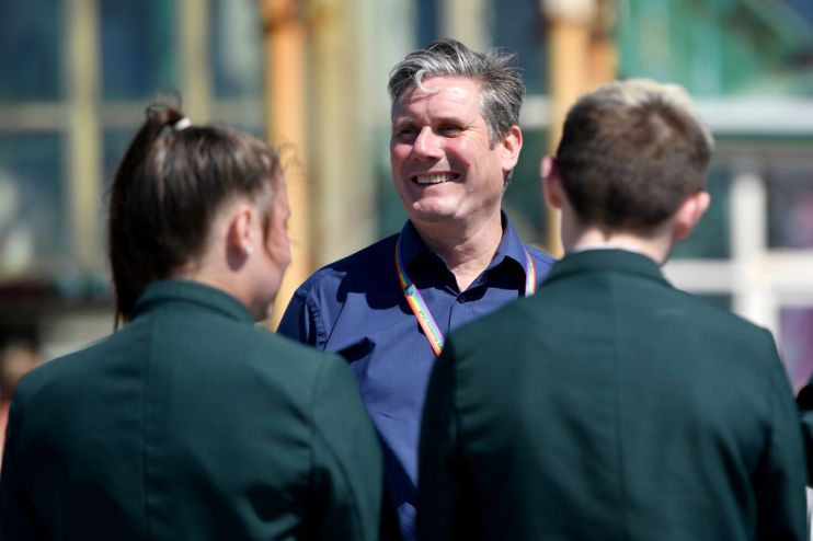 Keir Starmer Talks To Young People In Blackpool