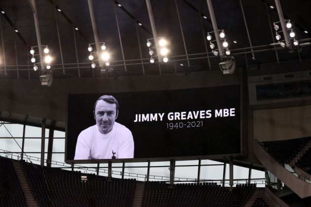 Tottenham confirmed the passing of Jimmy Greaves on Sunday, hours before their match against Chelsea, another of his former clubs