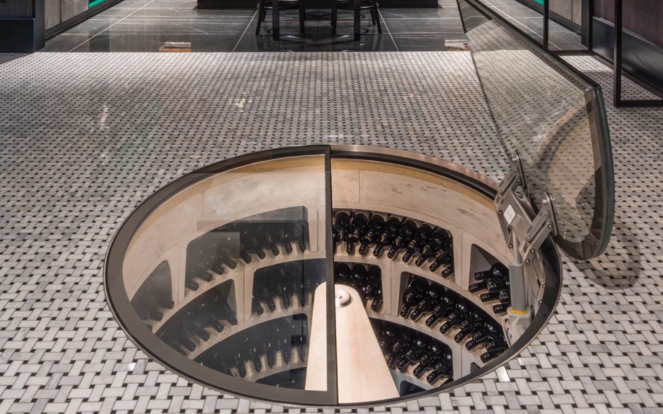 A wine cellar by Spiral Cellars