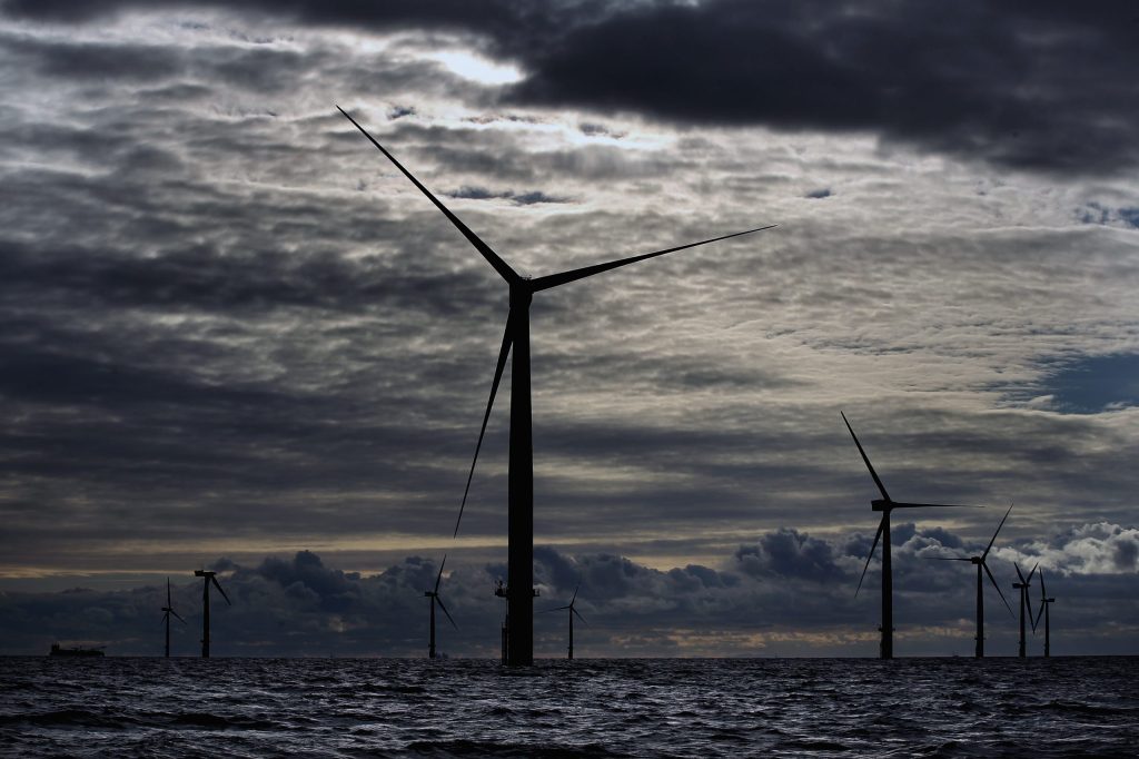 Renewable investment fund Greencoat Wind will buy SSE’s 25.1 per cent stake in two wind farms off the coast of Cumbria for £350m.