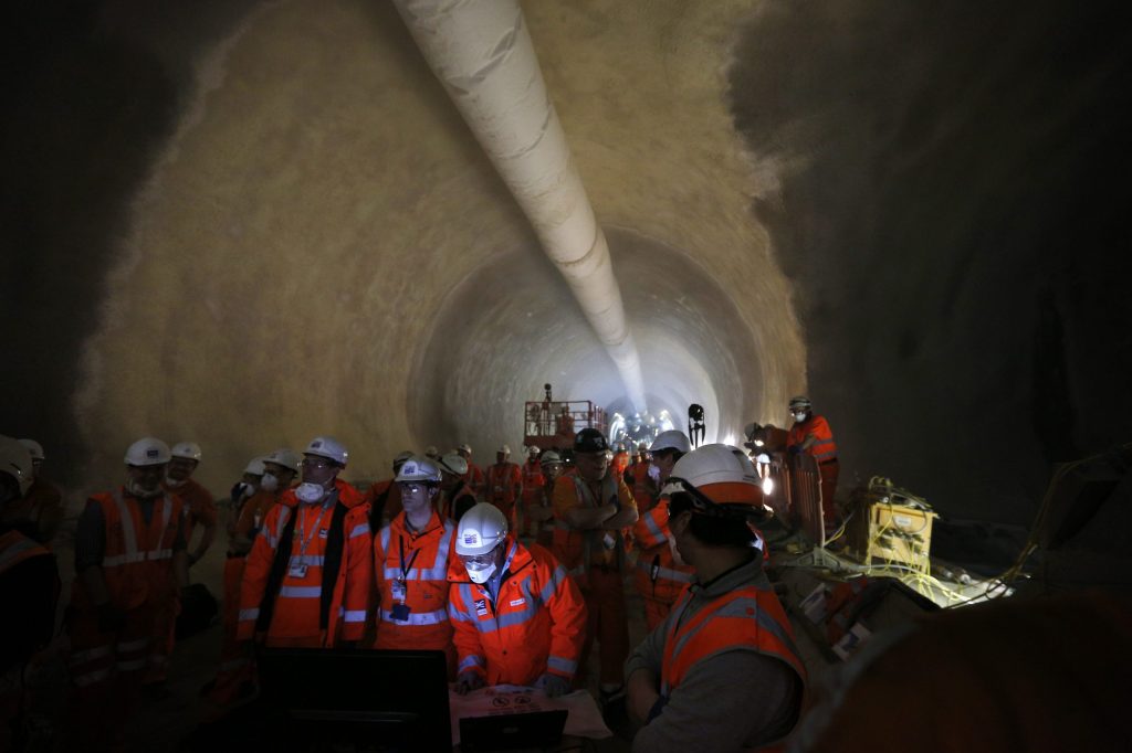 Construction work on Crossrail has been taking place across the capital for years