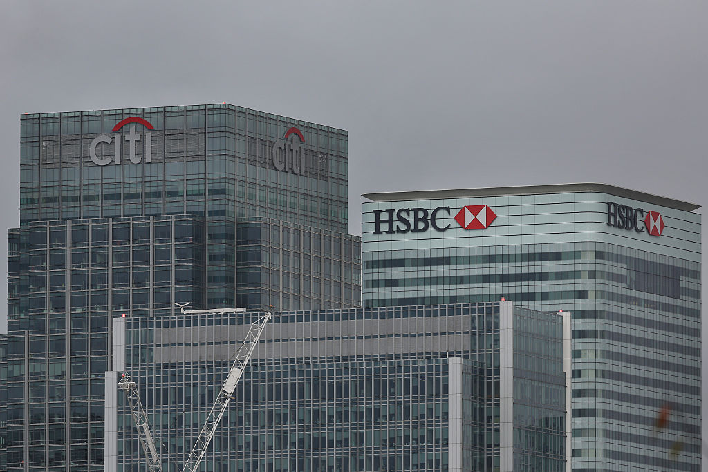 Banking district: Canary Wharf 