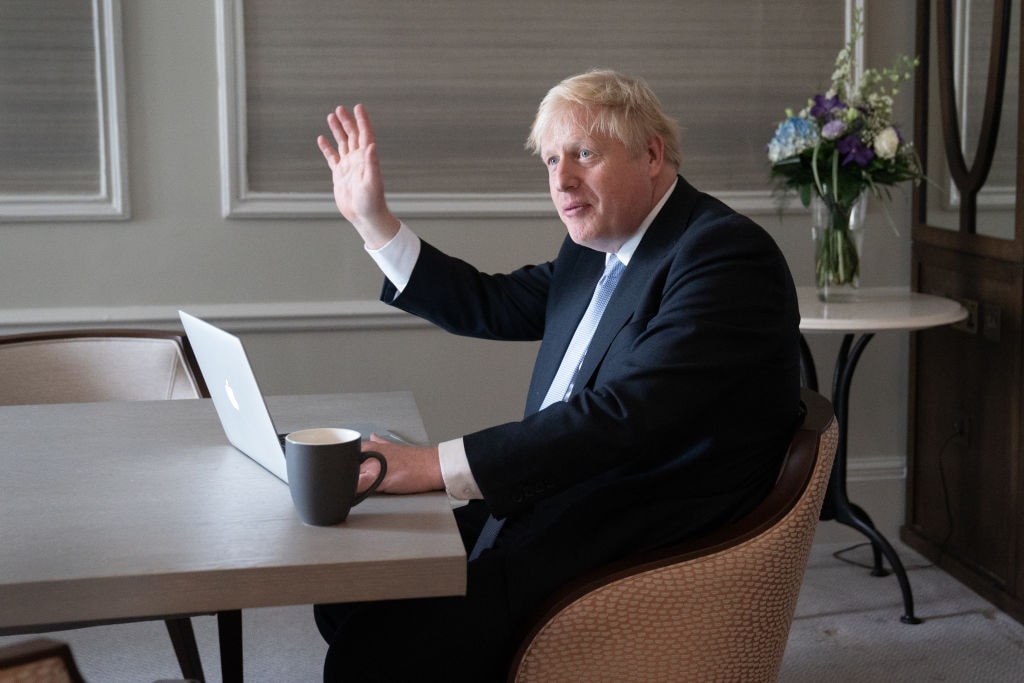 Boris Johnson has been insisting on his promise to drive the nation towards green energy. (Photo by Stefan Rousseau - Pool/Getty Images)