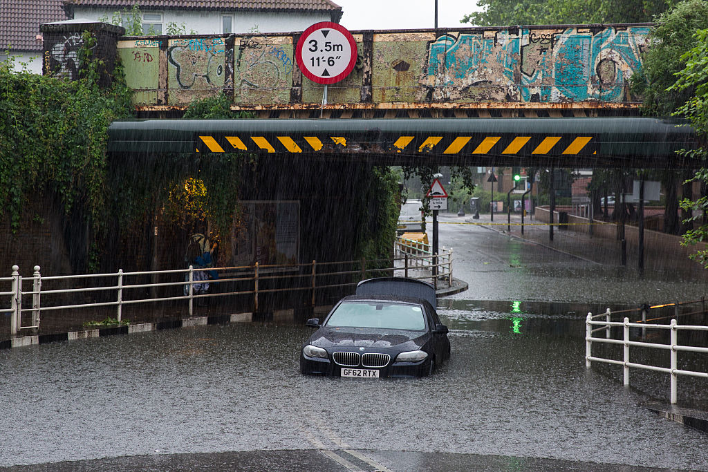 Flooding Causes Travel Chaos In The South Of England
