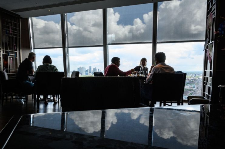 Guests Return To London's Shangri-La Hotel At The Shard