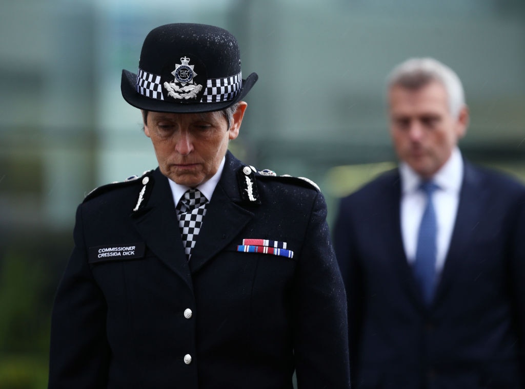 Metropolitan Police Observe A Minute's Silence For Sergeant Matt Ratana