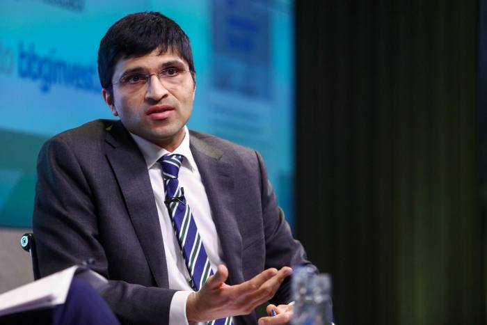 Nikhil Rathi, chief executive of the Financial Conduct Authority (FCA) said pension schemes have to "tackle questions" on risk