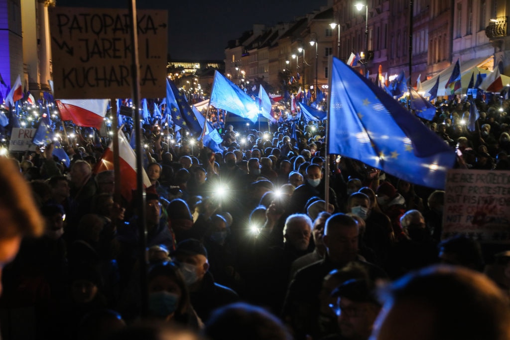 Protests In Poland After Top Court Rejects EU Law