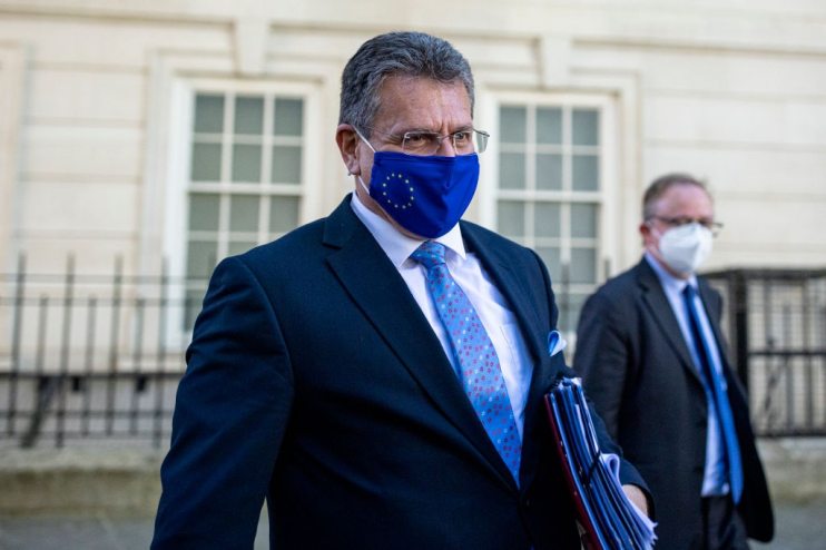 UK Brexit Minister Frost Meets EU Counterpart Over NI Protocol