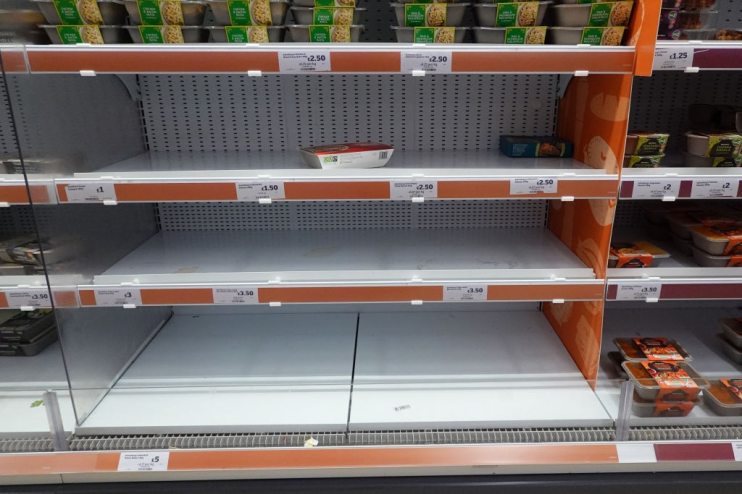 UK Supermarkets Continue To Face Inventory Shortages