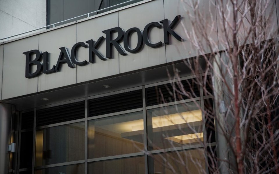 Blackrock reported that its assets under management has risen 15 per cent.