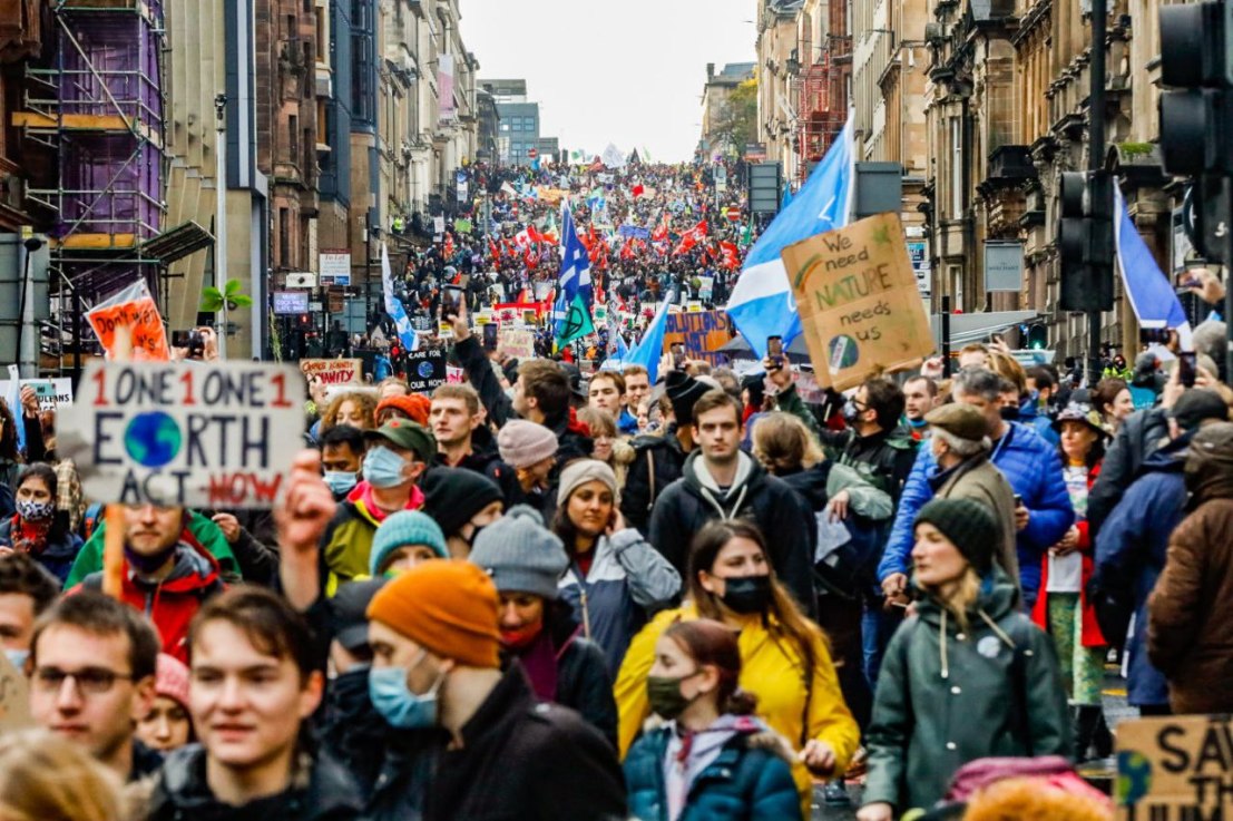 On Saturday thousands of protestors took to the streets of Glasgow to protest inaction on climate change at COP26. Today an alternative conference kicked off to provide an alternative forum for discussions.