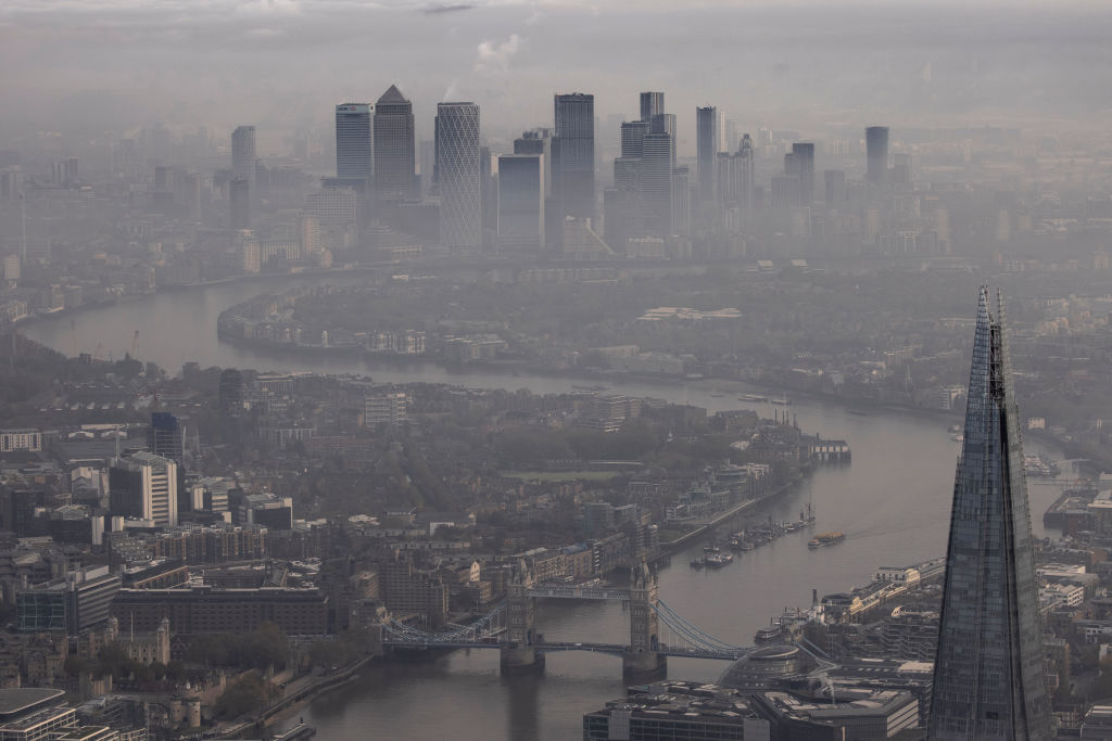Aerial photos of London as England start second lockdown