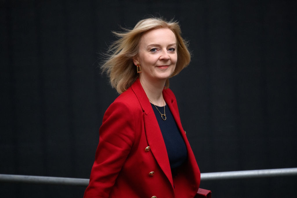 Liz Truss is taking a strong stance on China, requiring the country to speak the truth about its commitment to sustainability and human rights (Photo by Leon Neal/Getty Images)