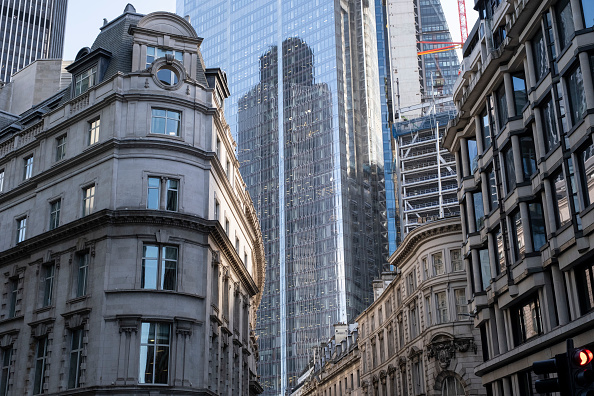 City Of London Skyscraper Reflection