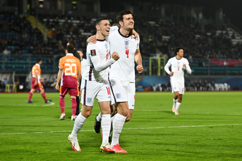 England sealed qualification to the Qatar 2022 World Cup with emphatic wins over San Marino and Albania