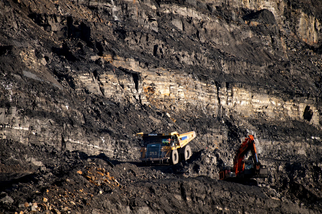 Opencast Coal Mining At Merthyr Tydfil