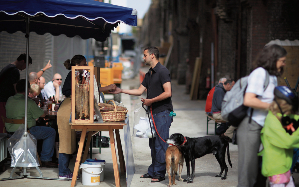 Maltby Street market in Bermondsey