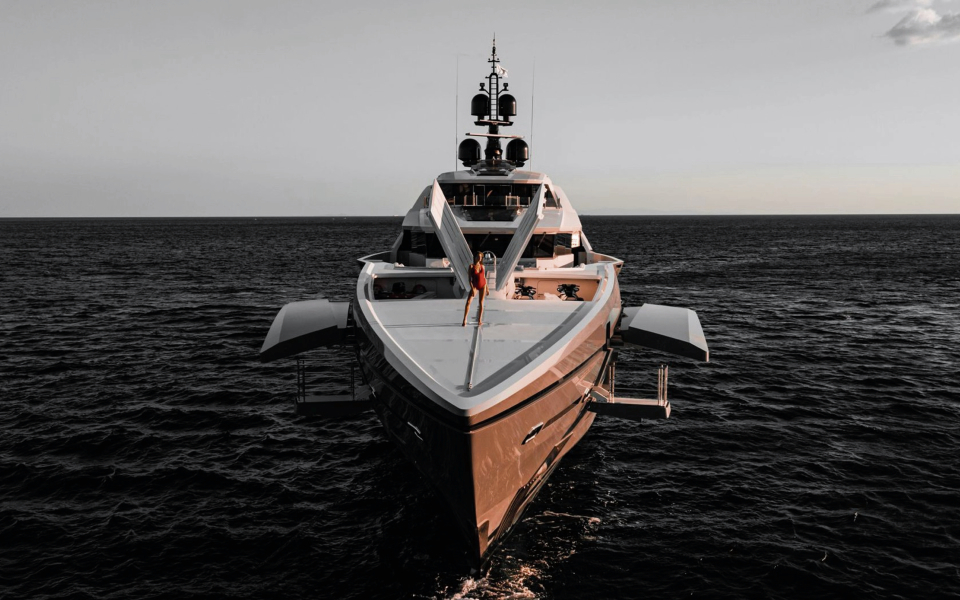 Bilgin Yachts’ 80-metre “sleek, aggressive, sexy” Tatiana super yacht