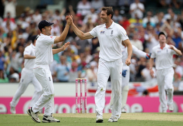 Chris Tremlett helped England win the Ashes in Australia in 2011