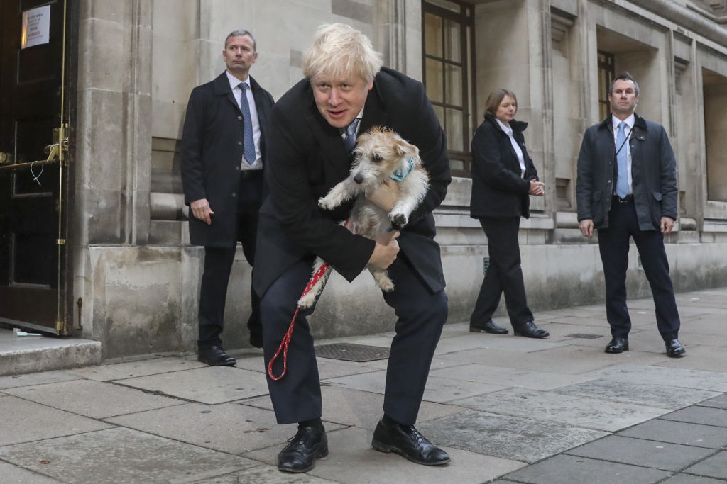 U.K. Prime Minister Boris Johnson Votes In The General Election