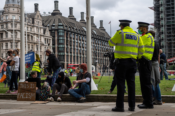 Travellers, Gypsies And Roma Protest The Police, Crime, Sentencing and Courts Bill