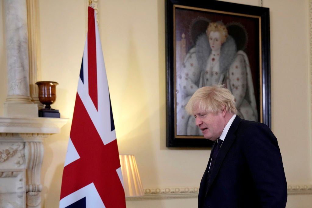 Boris Johnson Welcomes Sultan Of Brunei To Downing Street
