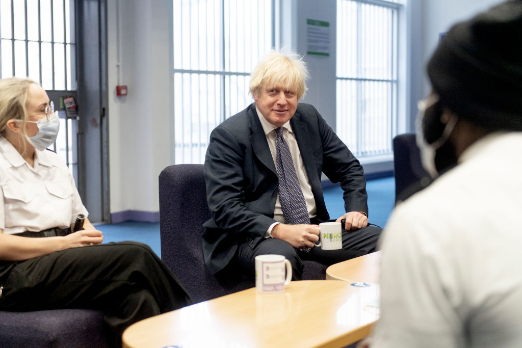 Boris Johnson Visits Prison To Highlight Proposed Reforms