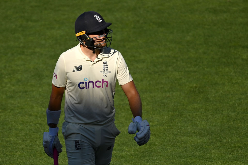 Malan is England's top scorer in the current Ashes series, with 180 runs