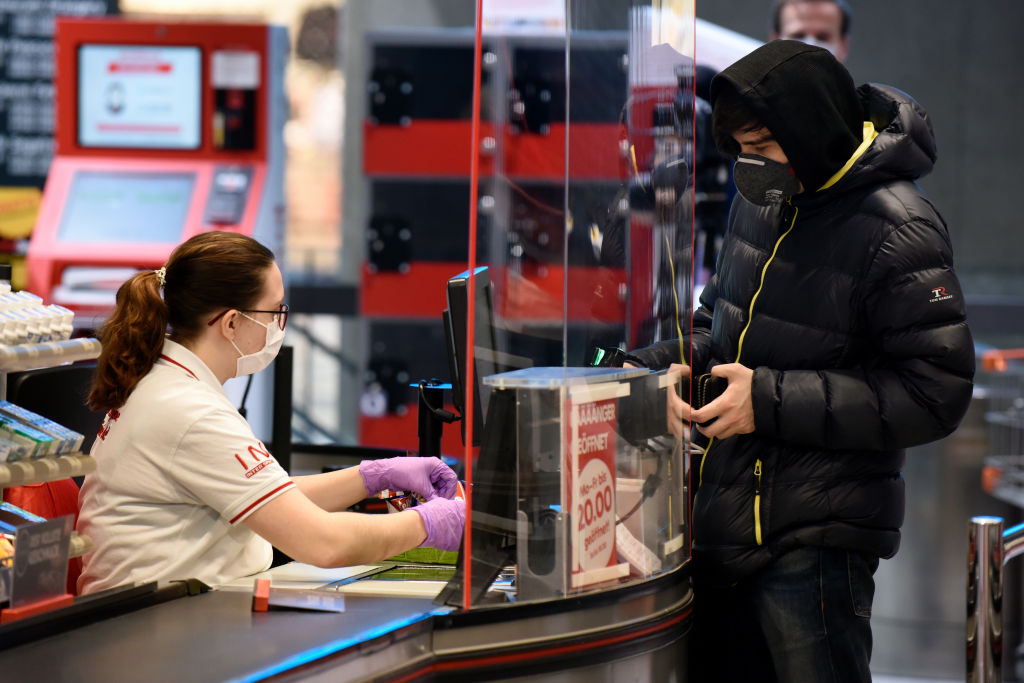 Austria Requires Supermarket Shoppers To Wear Protective Masks