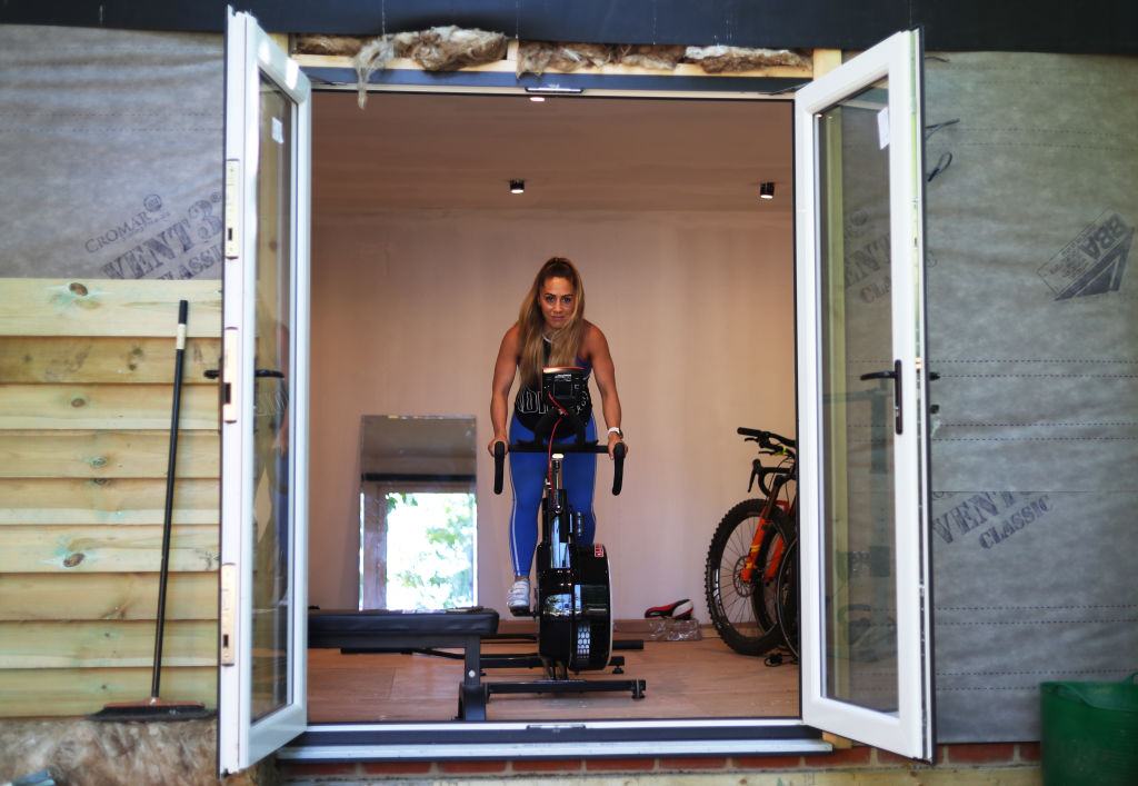 Among the businesses thriving during the pandemic thanks to fresh new ideas, some delivered high class gym equipment to people's doors during lockdown. (Photo by Naomi Baker/Getty Images)