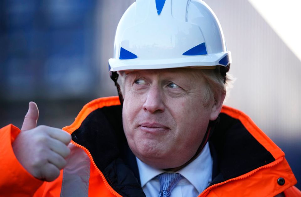 Boris Johnson Visits Tilbury Docks