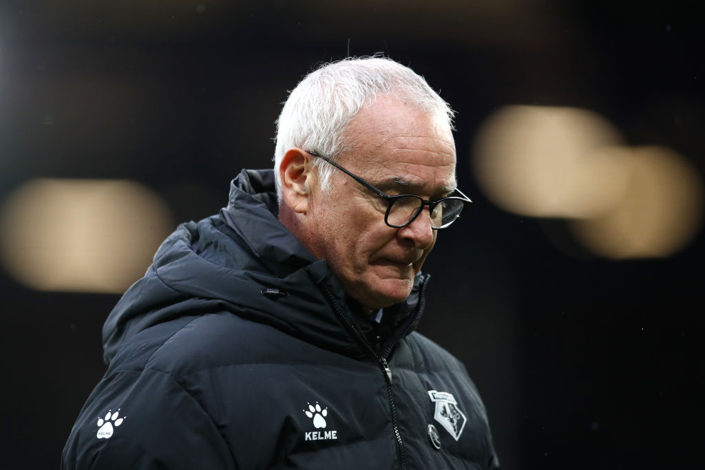 Watford have sacked manager Claudio Ranieri after just 13 Premier League games in charge.
