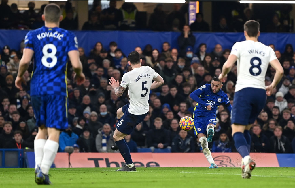 Hakim Ziyech helped Chelsea end their four-game winless run in the Premier League