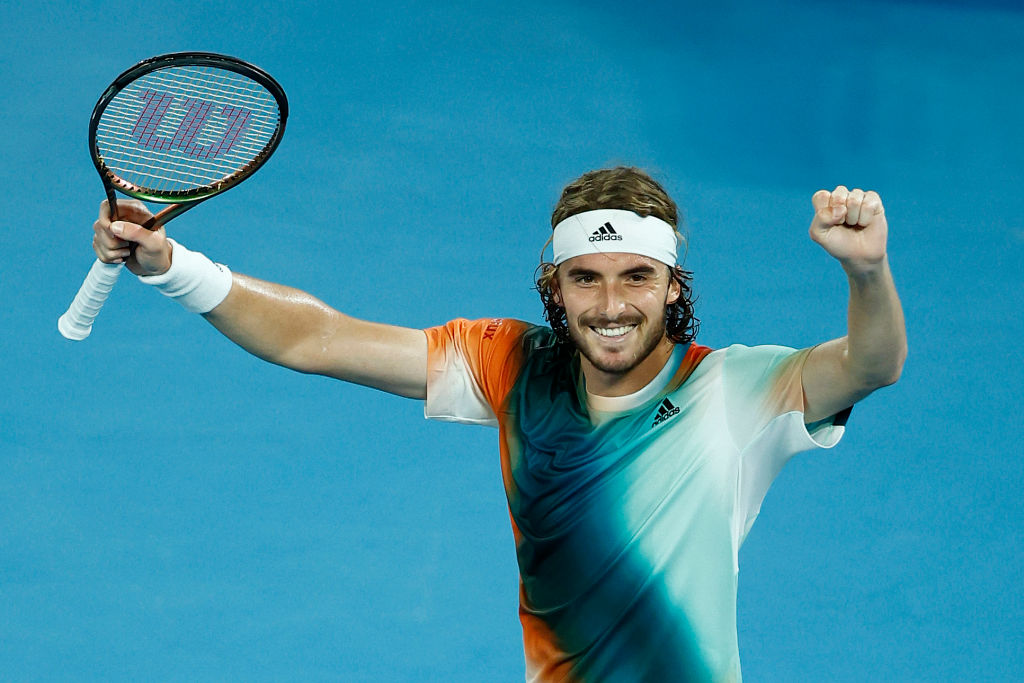 Stefanos Tsitsipas beat Jannik SInner in straight sets to reach the Australian Open semi-finals for a third time