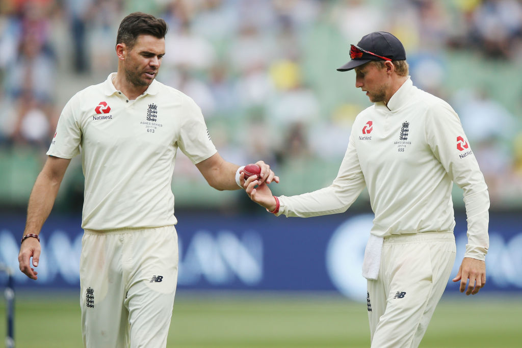 James Anderson and Joe Root were among the England players filmed at the post-Ashes get-together