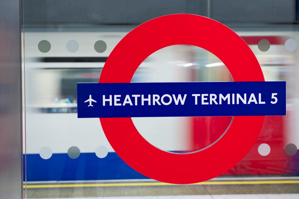 Tube and Elizabeth line journeys to and from Heathrow peak fares