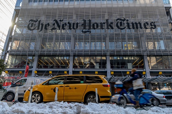 The New York Times announced its acquisition of viral quiz Wordle this week. (Photo by ANGELA WEISS / AFP) (Photo by ANGELA WEISS/AFP via Getty Images)