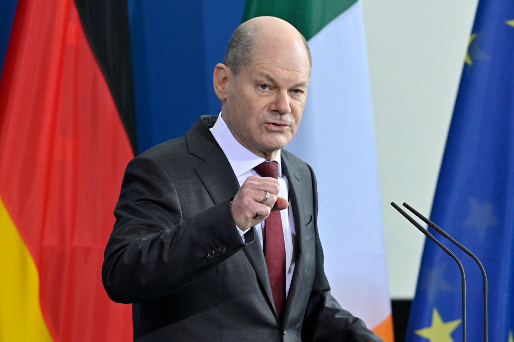 German Chancellor Scholz Receives Irish Prime Minister Michael Martin