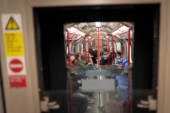 The number of people reported for intrusive staring on the tube has increased. (Photo by Leon Neal/Getty Images)