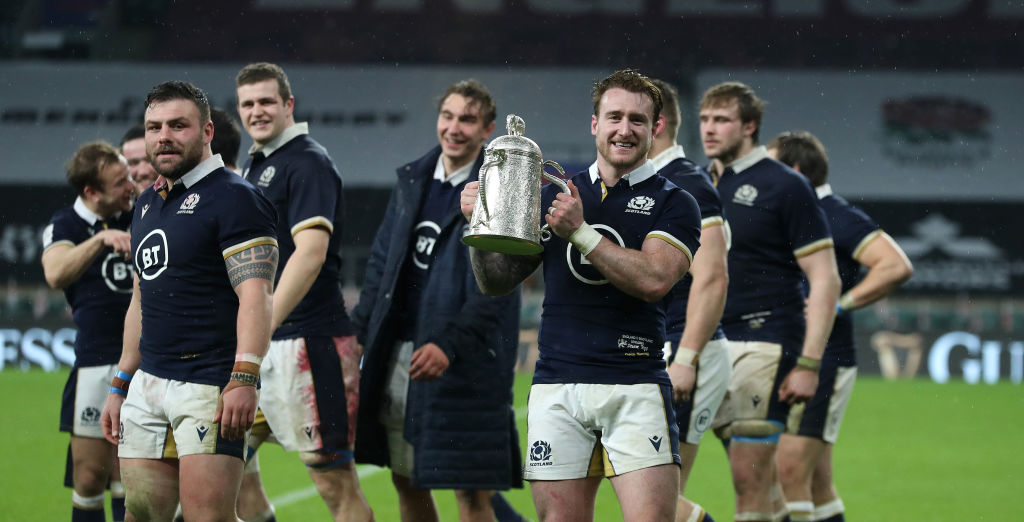 Scotland claimed the Calcutta Cup at Twickenham last year for the first time since 1983. 