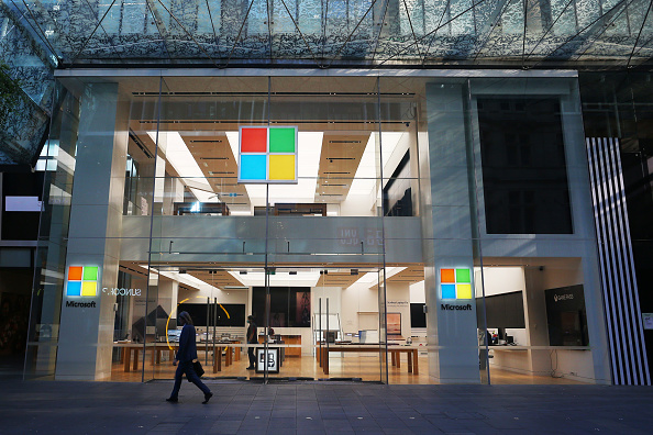 Microsoft is one of the companies that have been trialling four day week schemes. (Photo by Lisa Maree Williams/Getty Images)