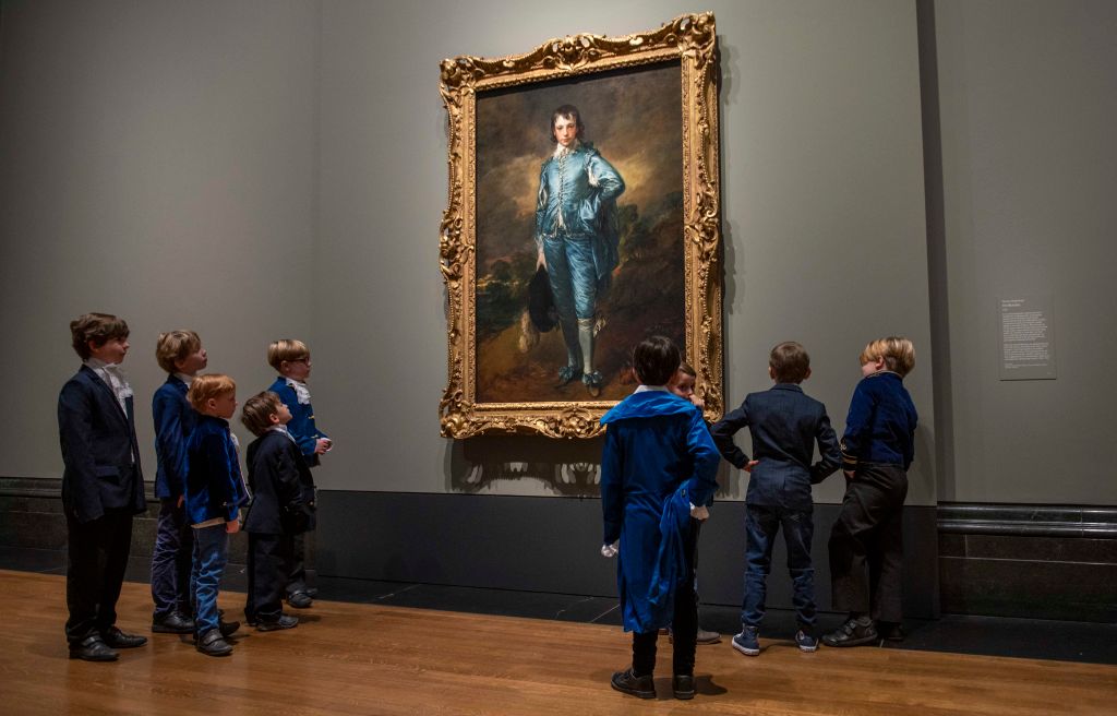 Gainsborough's Blue Boy - Press View