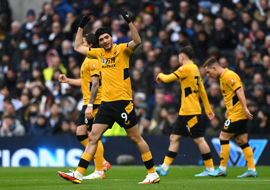 Wolves beat Tottenham 2-0 to record their 10th win in the last 18 Premier League games