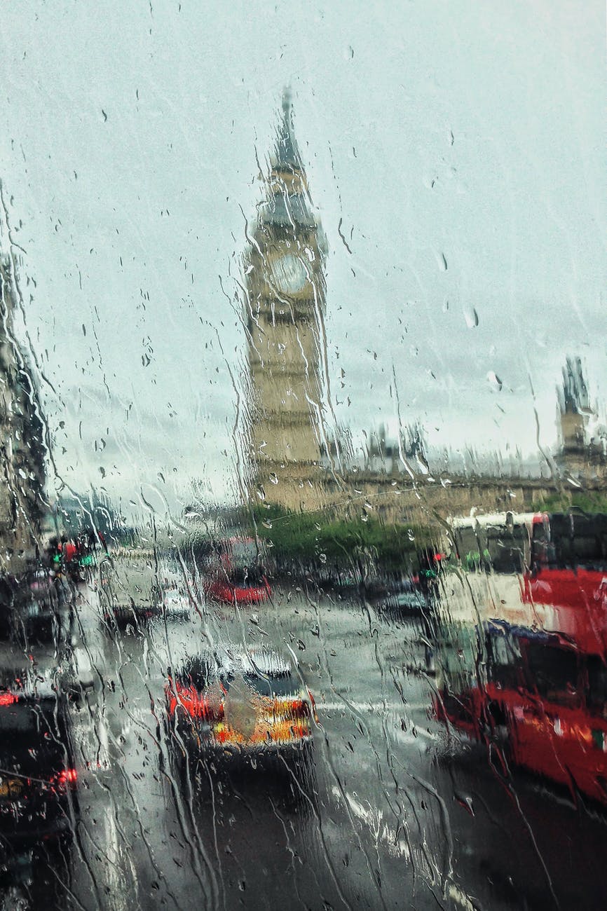 photo of water droplets on glass window