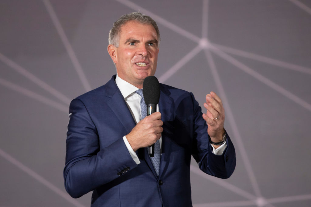 Lufthansa's boss Spohr said all options were open regarding the takeover of ITA Airways.(Photo by Maja Hitij/Getty Images)