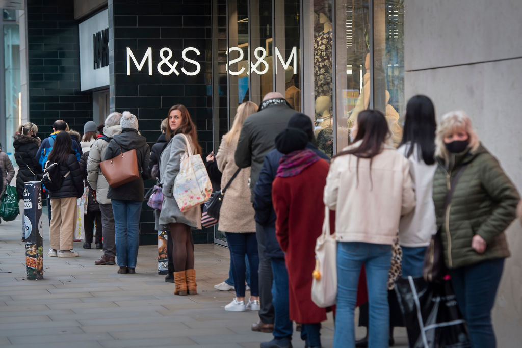 Shoppers Stock Up For Christmas