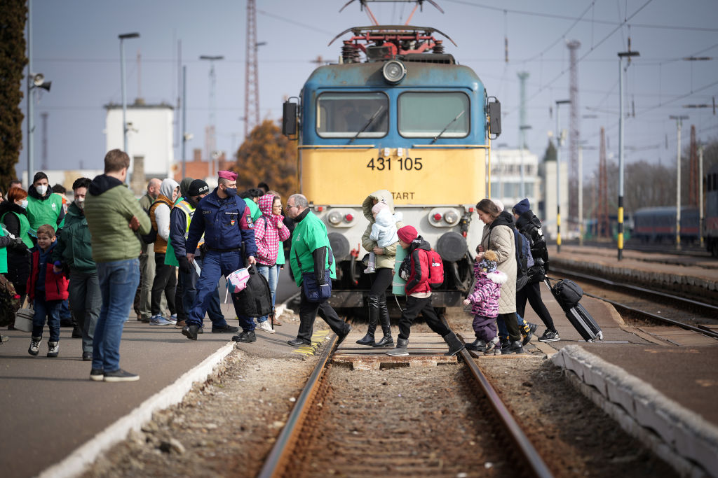 More than a million UKrainians have already fled Russia. (Photo by Christopher Furlong/Getty Images)