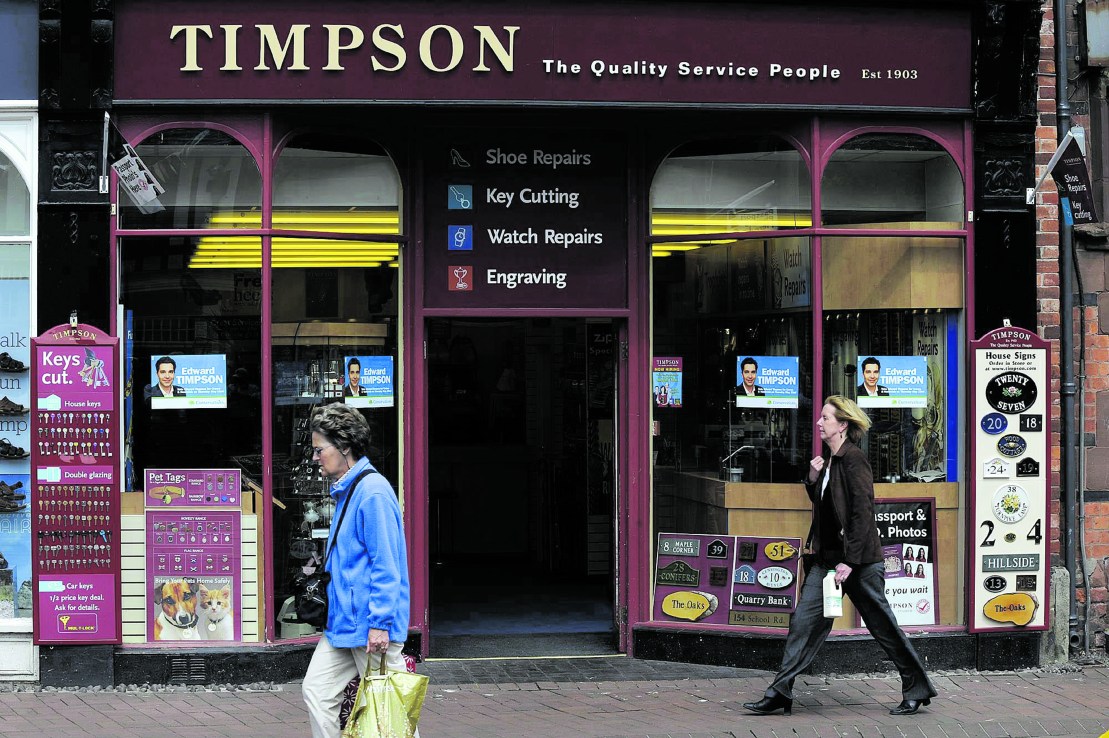 Timpsons is known for hiring ex-offenders.